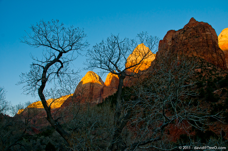 Zion Peaks - Zion National Park, Utah - March 4, 2009