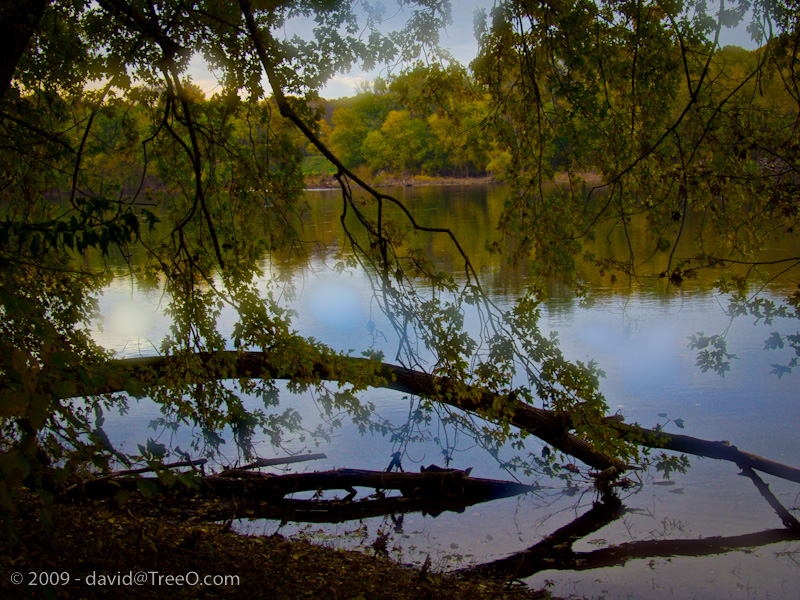 View of the Delaware River New Hope, Pennsylvania - November 4, 2005<br />