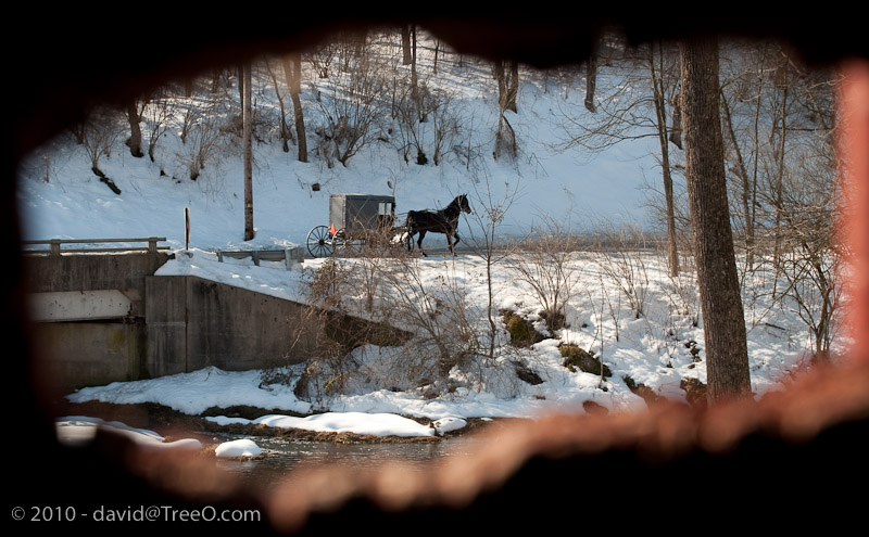 Poole Forge Covered Bridge, Lancaster County, Pennsylvania - February 21, 2010