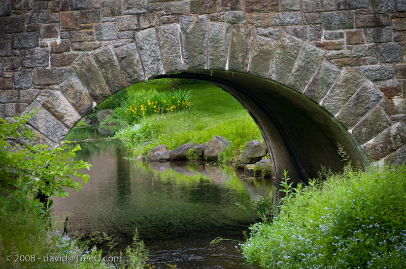 Through the Stone Bridge - Winterthur Museum, Delaware - June 3, 2008