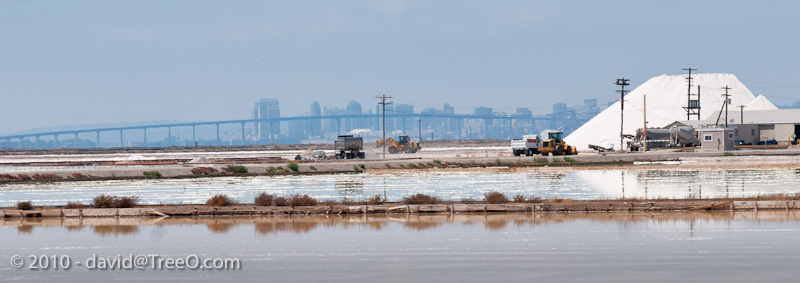 Making Salt - South Bay Salt Works, San Diego, California - July 26, 2010