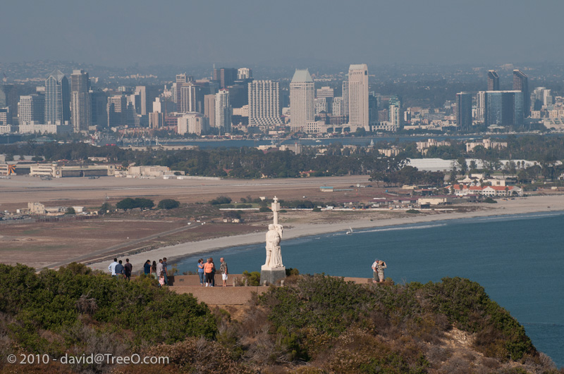 A View of San Diego - Cabrillo National Park, Point Loma, San Diego, California - August 6, 2010