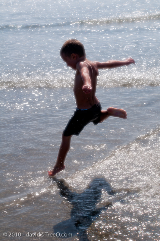 Leaping Over the Ocean - Cardiff-by-the-Sea, California - September 6, 2010