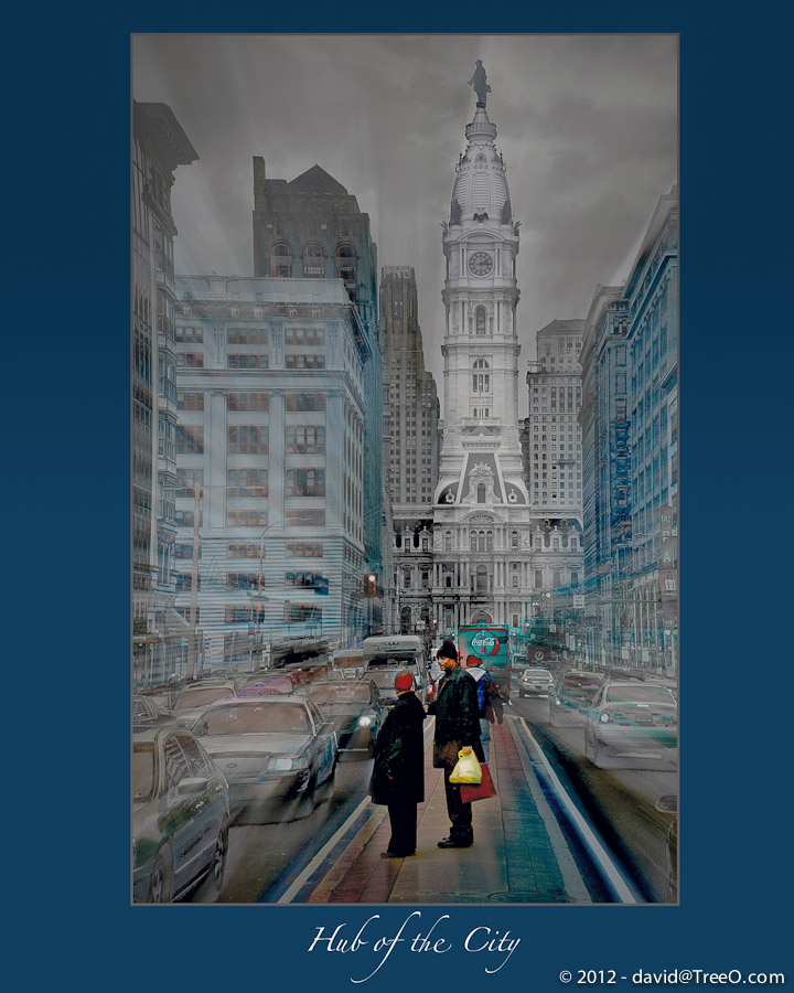 Hub of the City Hub of the City - Center City Rush Hour â Philadelphia â January 29, 2008