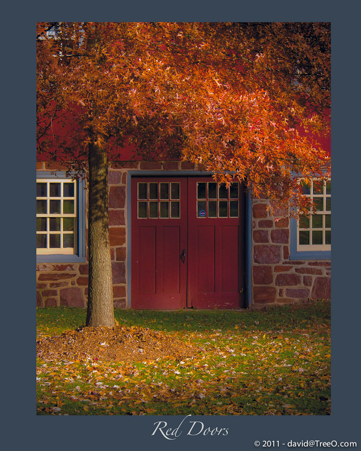 Red Doors - Pearl S. Buck House - November 24, 2007