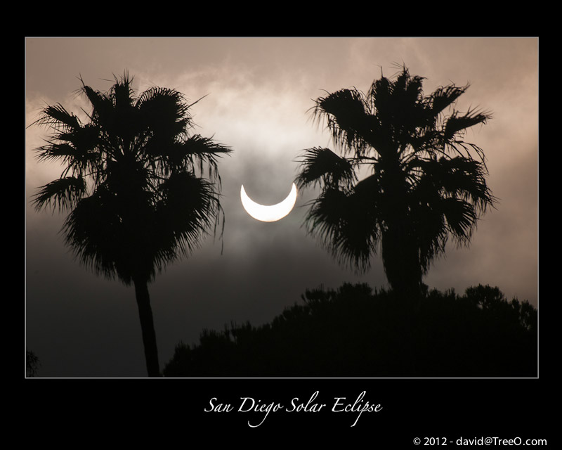 San Diego Solar Eclipse - Mount Soledad, San Diego, California - May 20, 2012