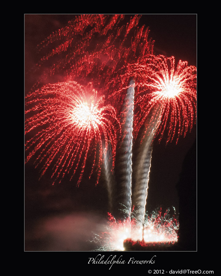 Philadelphia Fireworks - Philadelphia, Pennsylvania - July 2. 2011