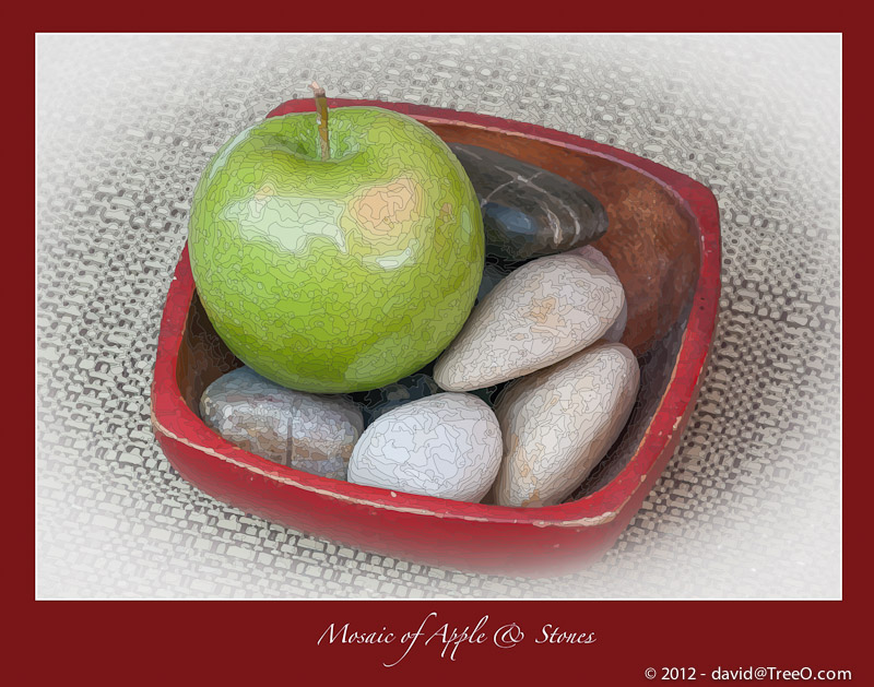 Mosaic of Apple & Stones