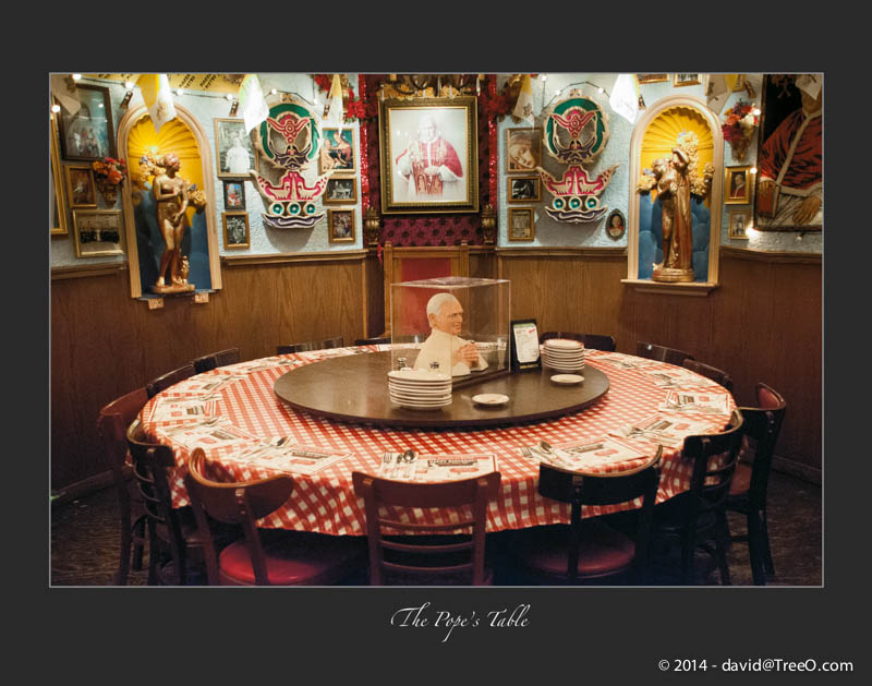 The Pope’s Table