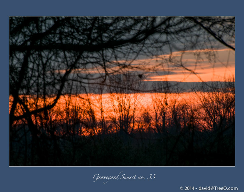 Graveyard Sunset no. 33