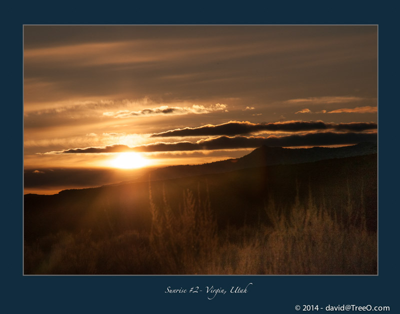 Sunrise #2- Virgin, Utah