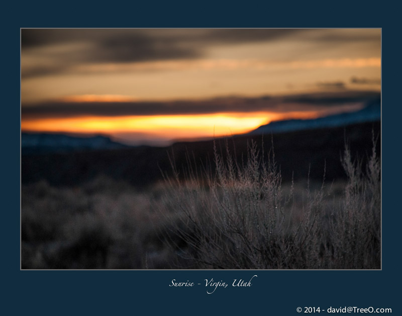 Sunrise - Virgin, Utah
