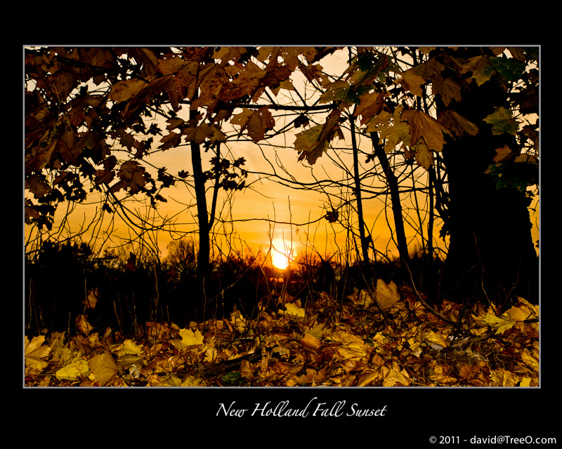 New Holland Fall Sunset