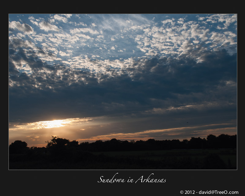 Sundown in Arkansas