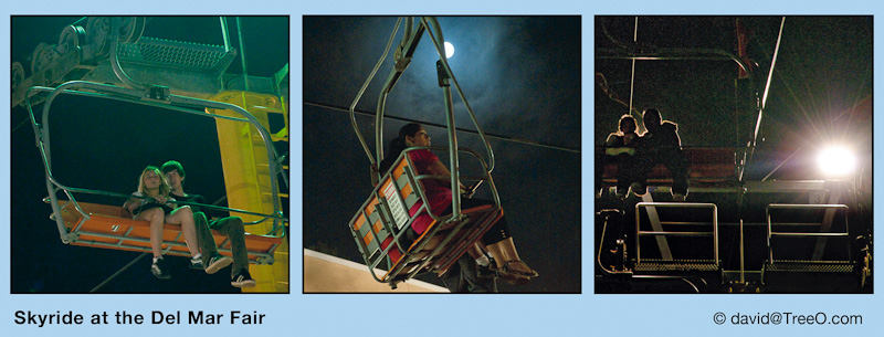 Skyride at the Del Mar Fair