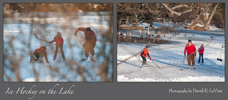 Ice Hockey on the Lake