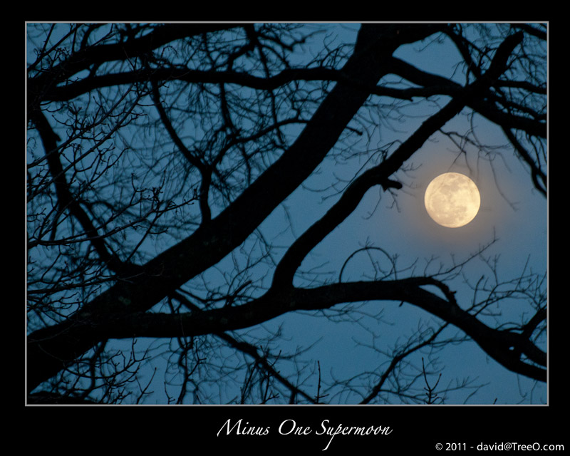 Minus One Supermoon