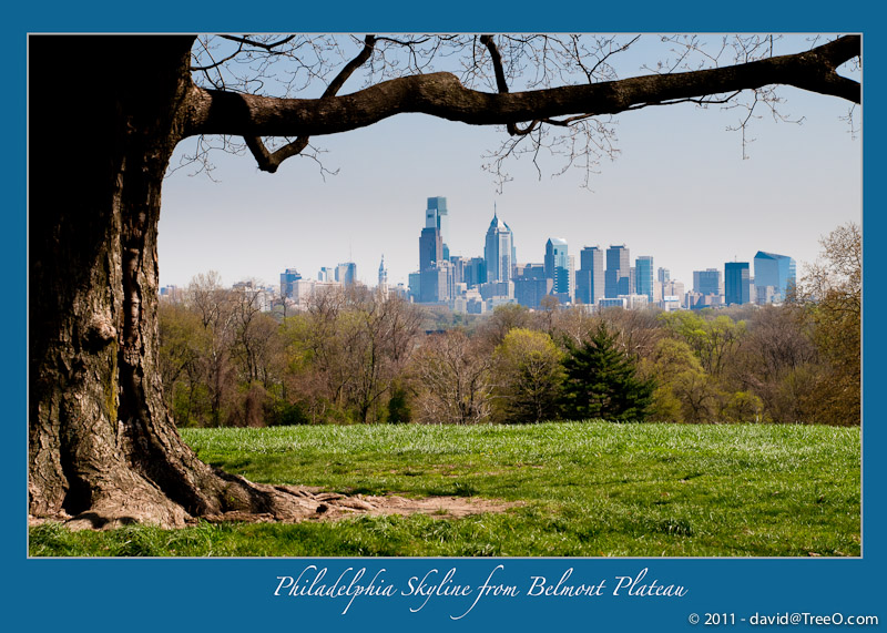 Philadelphia Skyline from Belmont Plateau