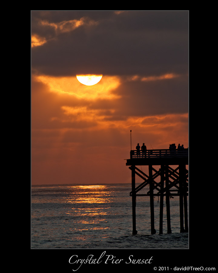 Crystal Pier Sunset