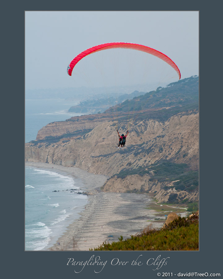 Paragliding Over the Cliffs