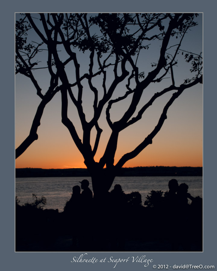 Silhouette at Seaport Village