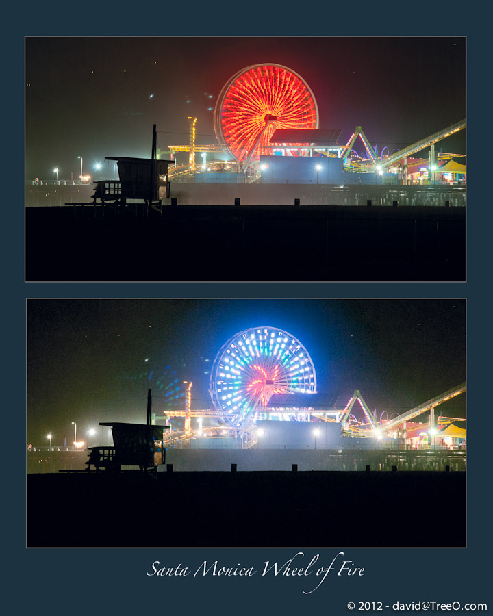Santa Monica Wheel of Fire - Santa Monica Pier, California - January 25, 2009