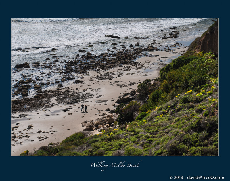 Walking Malibu Beach