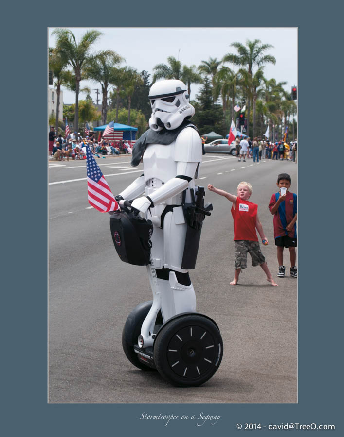 Stormtrooper on a Segway