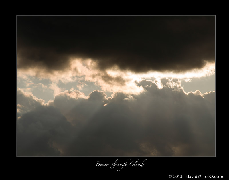 Beams through Clouds