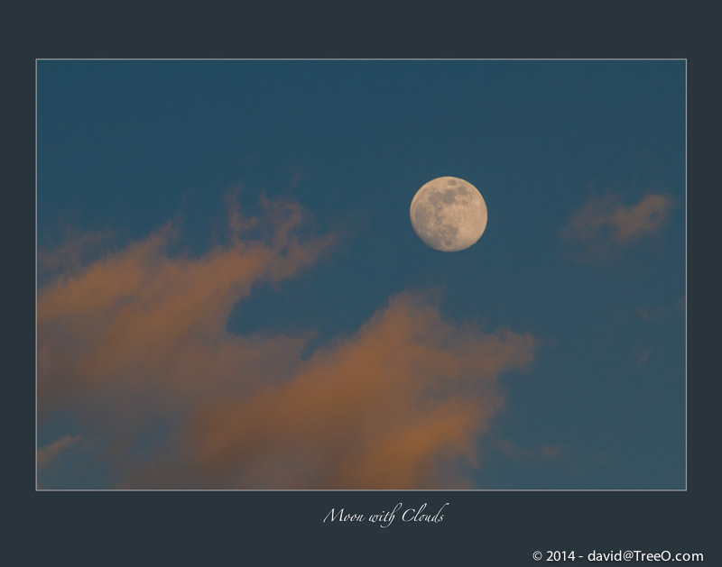 Moon with Clouds