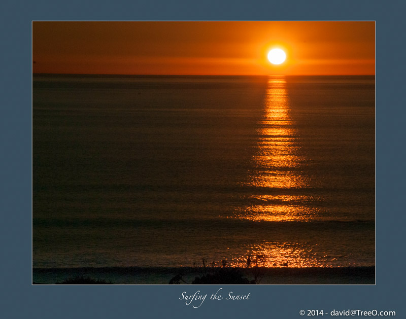 Surfing the Sunset