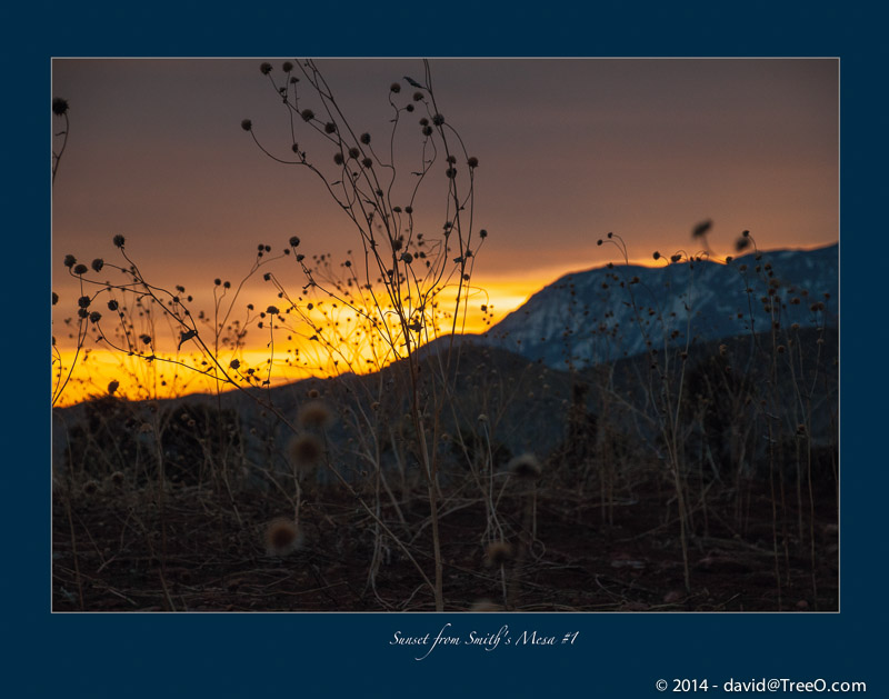 Sunset from Smith’s Mesa #1