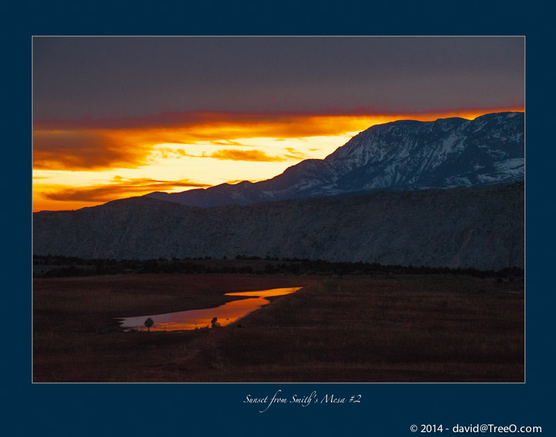 Sunset from Smith’s Mesa #2