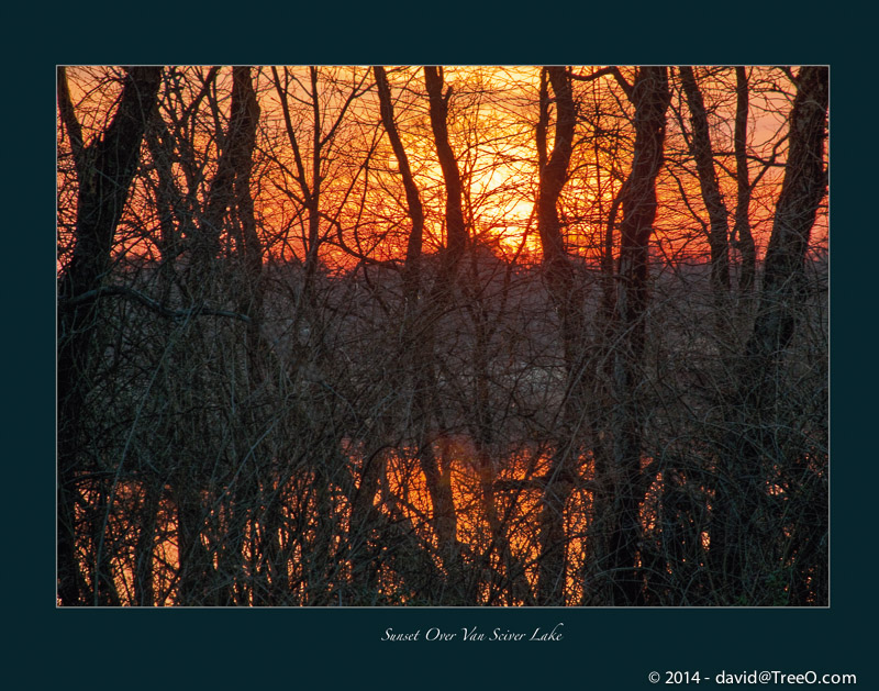 Sunset Over Van Sciver Lake