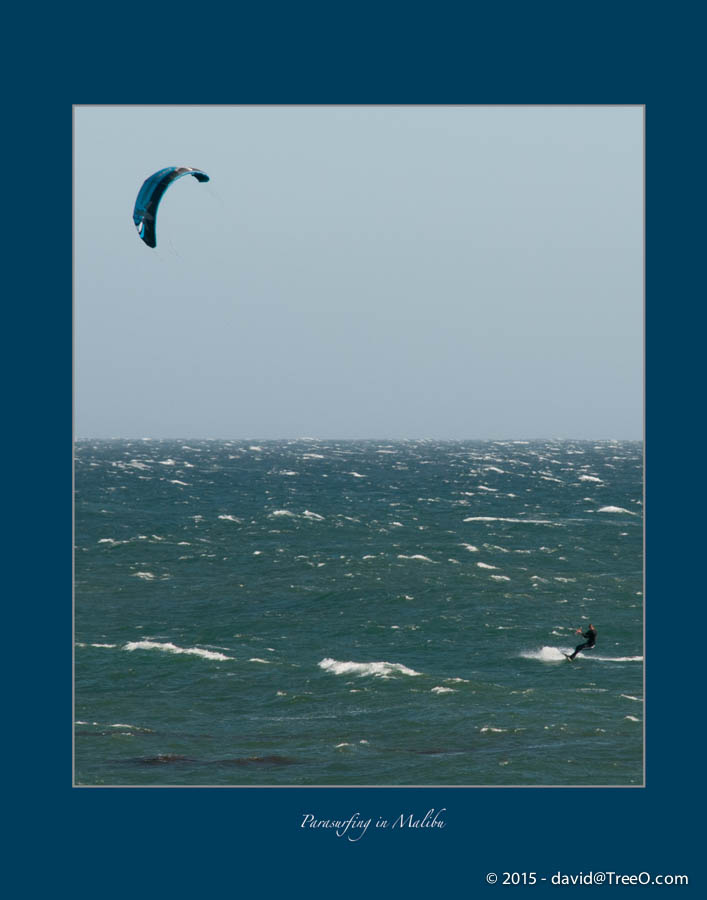 Parasurfing in Malibu